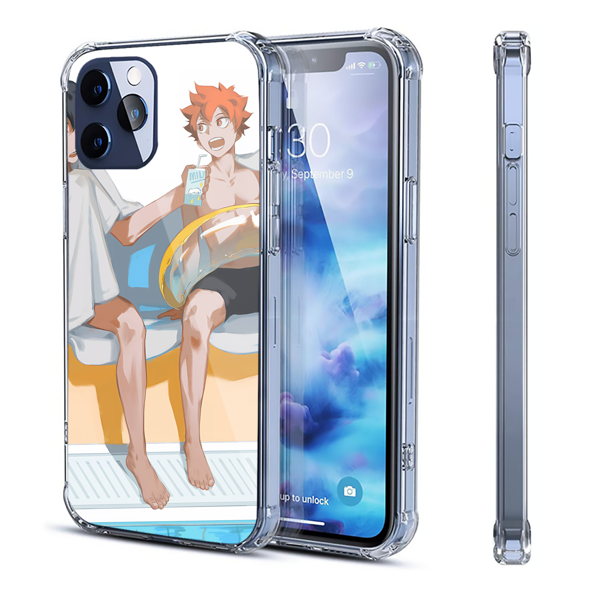 （画像用） ハイキュー!! Haikyu!! 【iPhone 12シリーズ対応】透明スマホケース（クリアソフトケース）